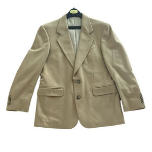 🌿Oscar de la Renta men’s tan wool blazer, 40R🌿